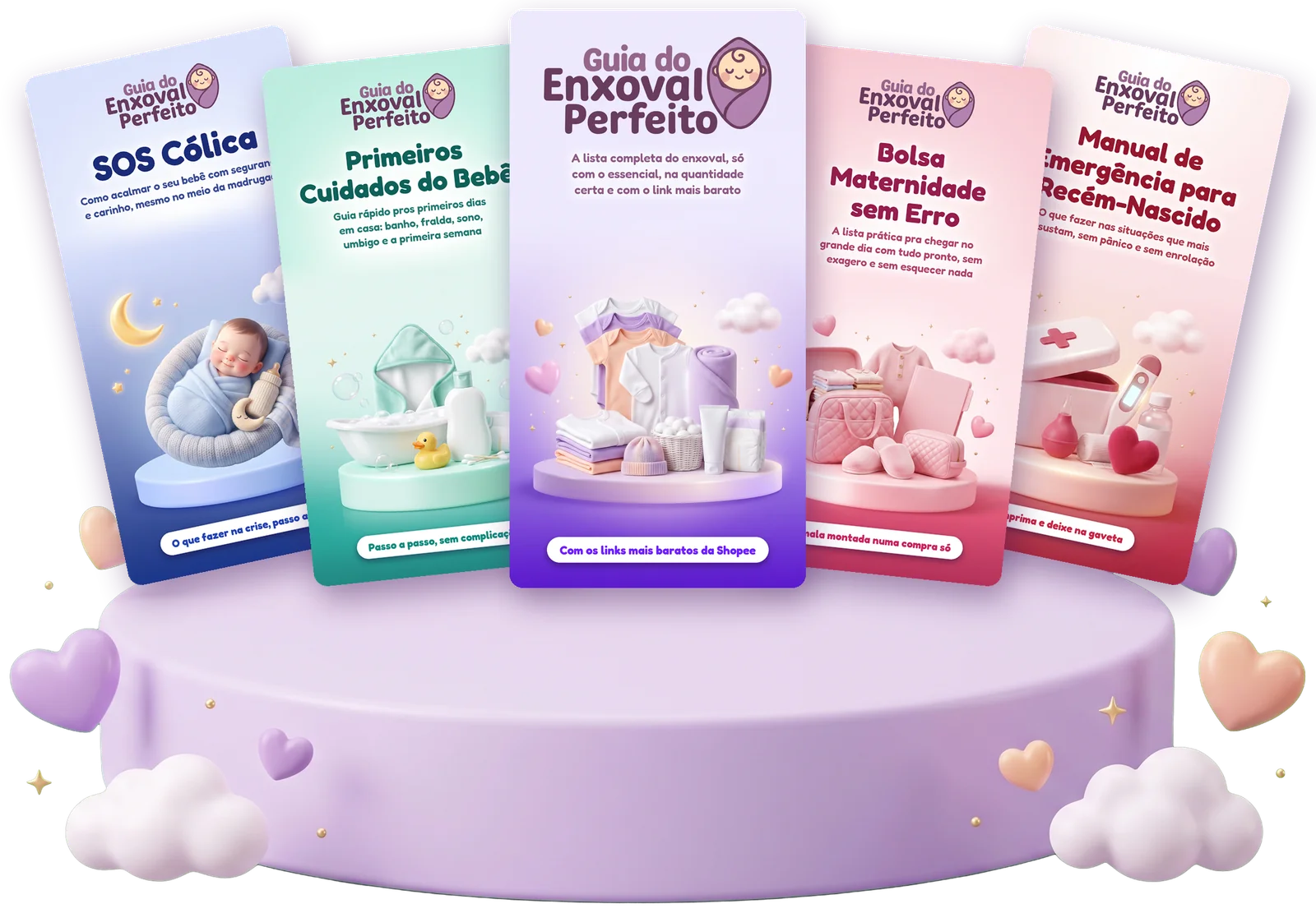 As 5 capas do Kit Mãe Prevenida